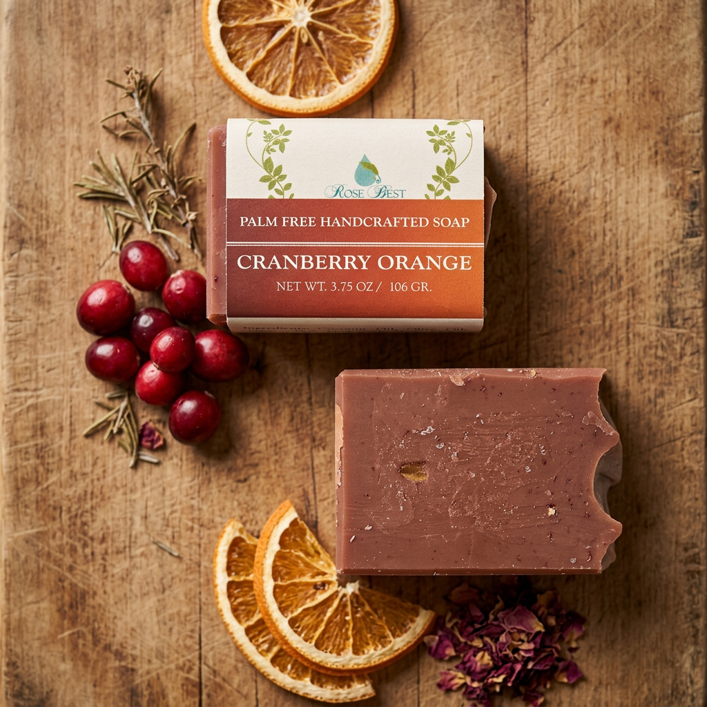 Cranberry Orange Soap | Fall Collection | Rose Best