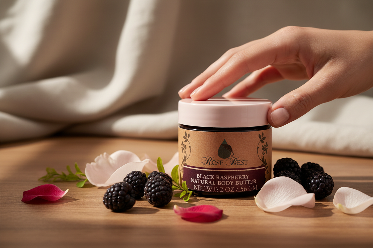 Black Raspberry Body Butter (Handcrafted)