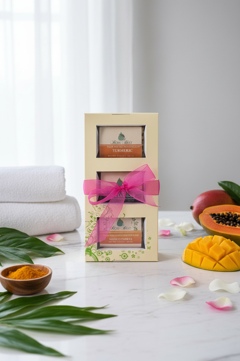 Rose Best 3 Soap Self Care Gift Set