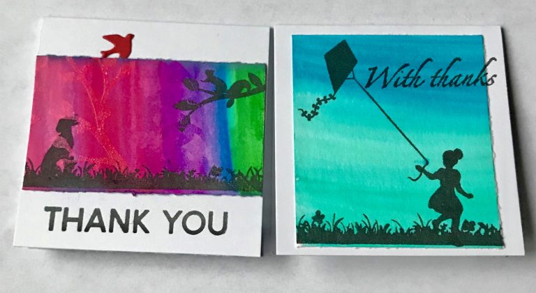 Mini 3×3 thank you cards