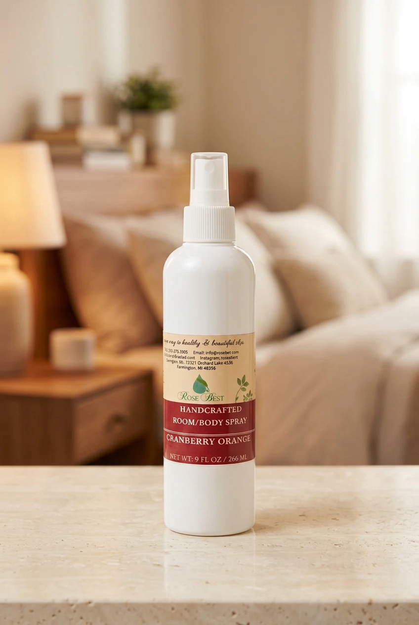 Cranberry Orange Room and Body Spray | Alcohol Free | Rose Best| Fall Collection