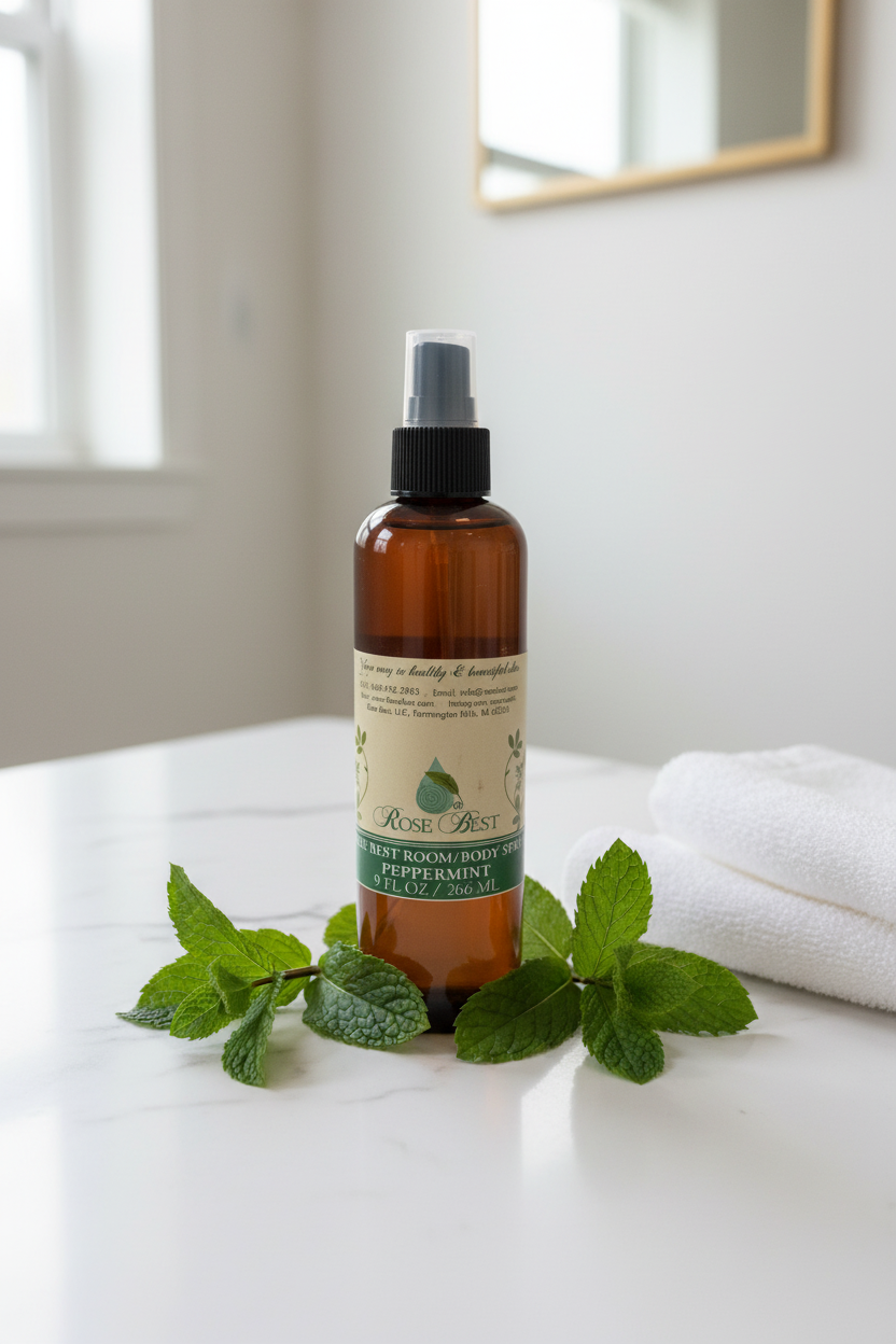 Peppermint Room and Body Spray (All Natural)