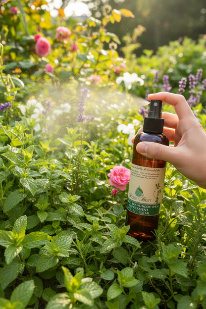 Peppermint Room and Body Spray (All Natural)