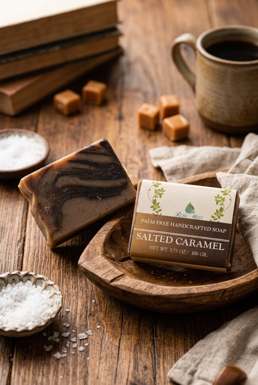 Salted Caramel Soap | Fall Collection | Rose Best