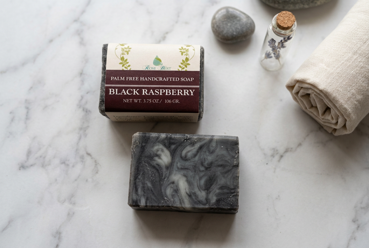 Black Raspberry Soap | Fall Collection | Rose Best