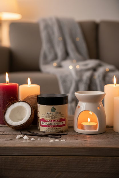 Coconut Vanilla Wax Melt - Handcrafted