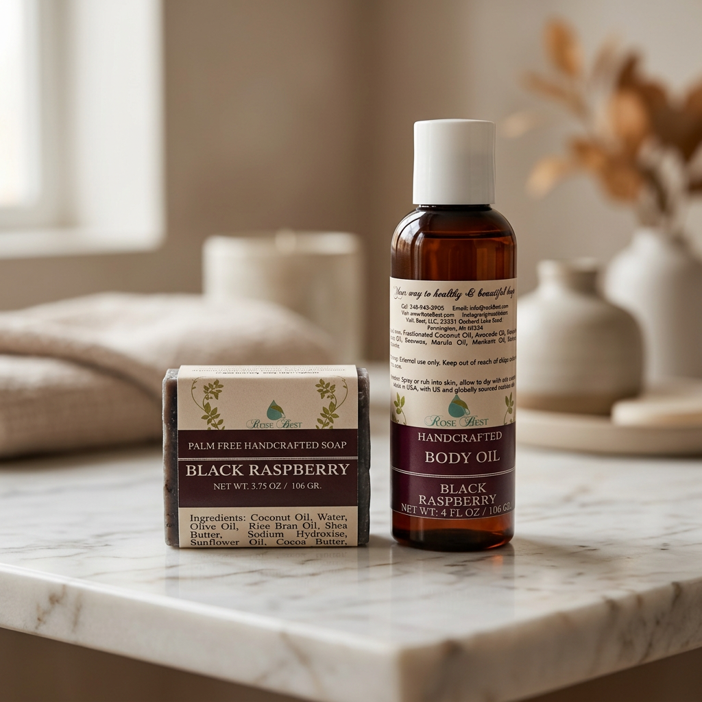 Black Raspberry Soap | Fall Collection | Rose Best