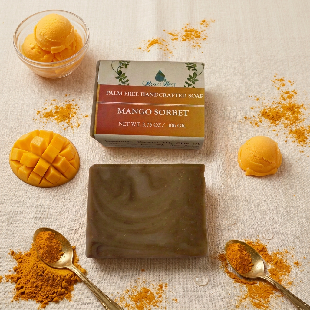 Mango Sorbet Soap | Fall Collection | Rose Best
