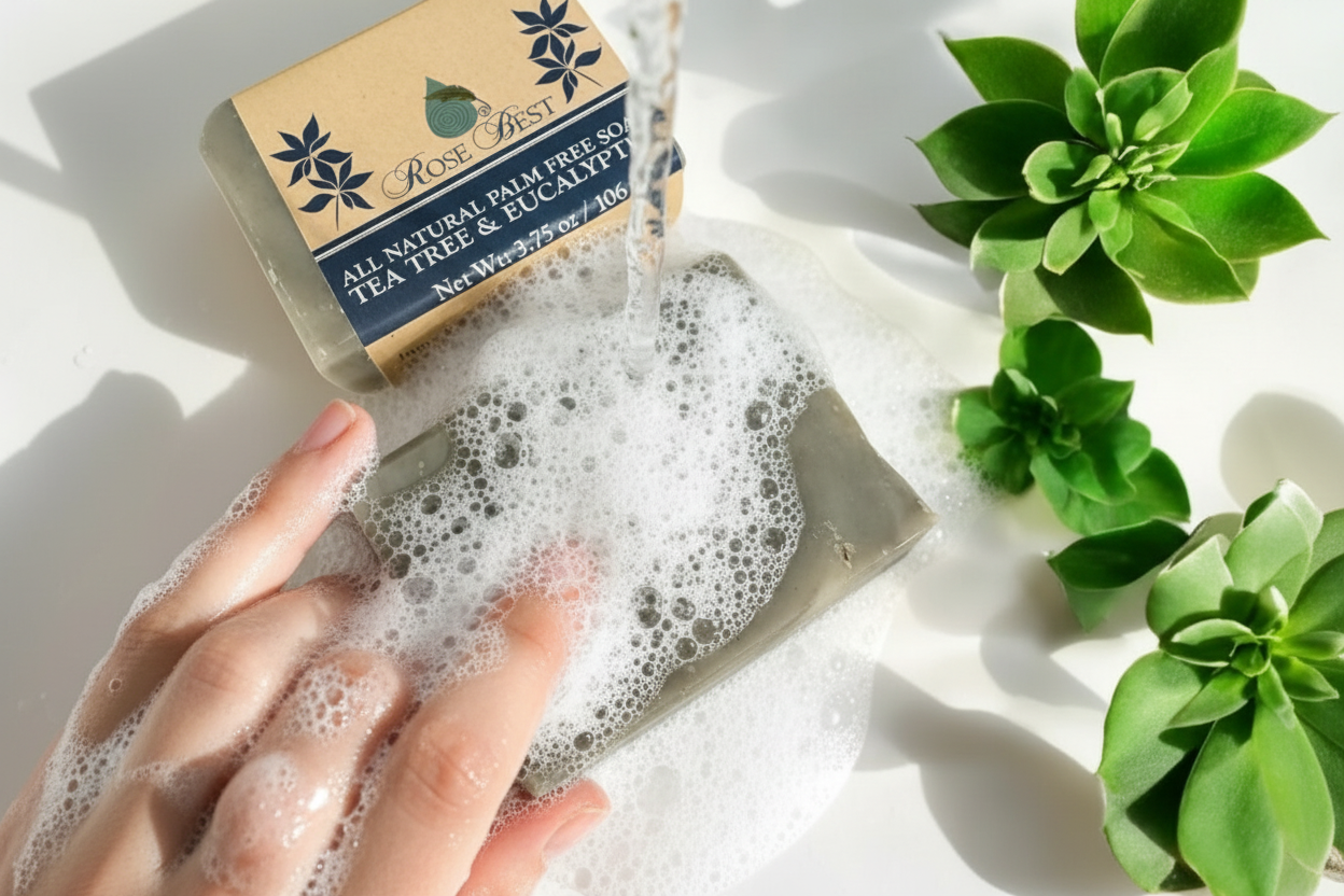 Tea tree and eucalyptus soap (All Natural)