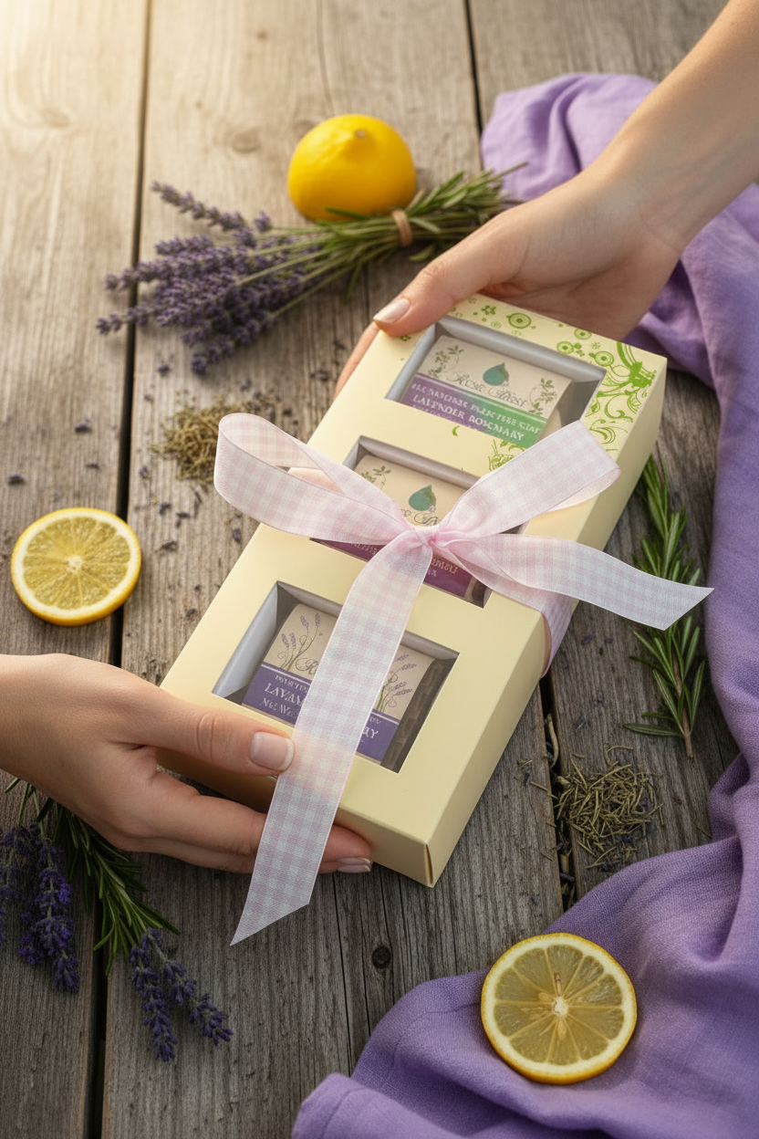 Rose Best 3 Soap Self Care Gift Set
