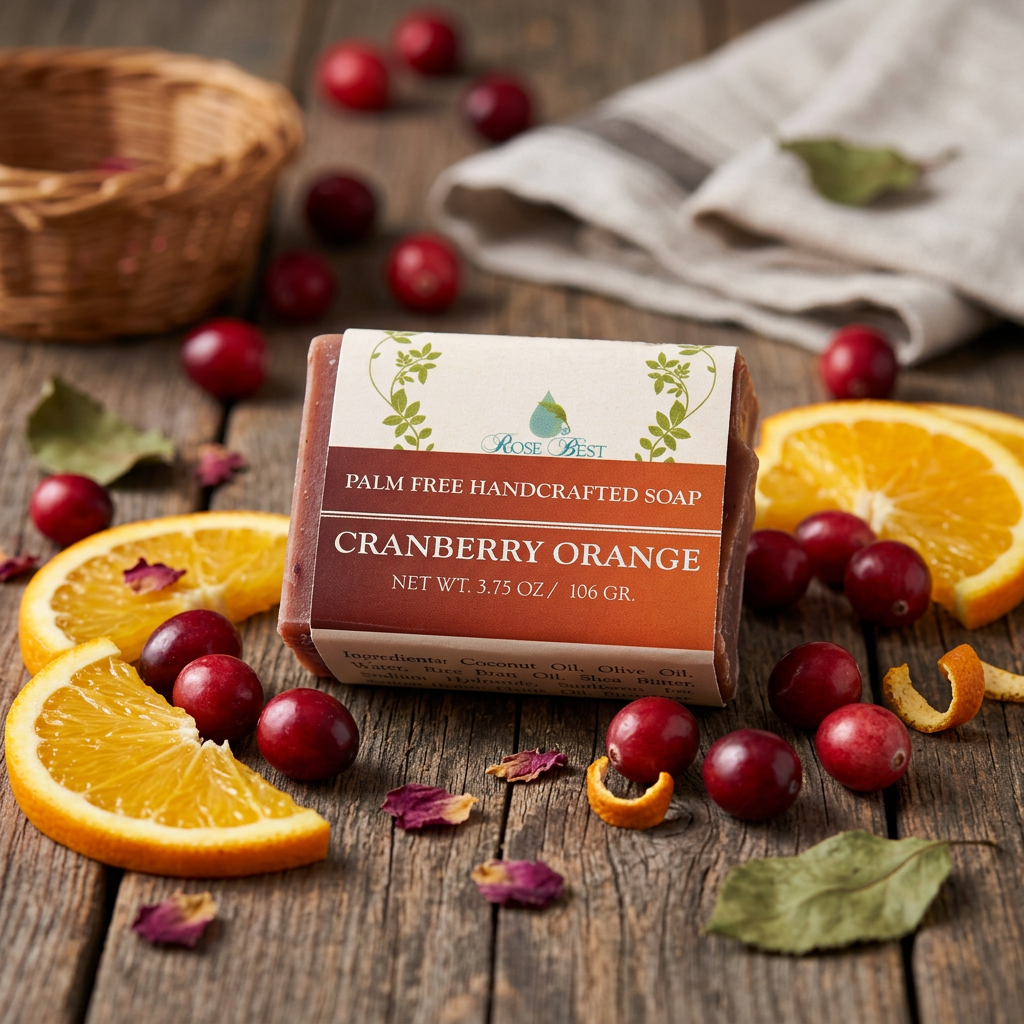 Cranberry Orange Soap | Fall Collection | Rose Best