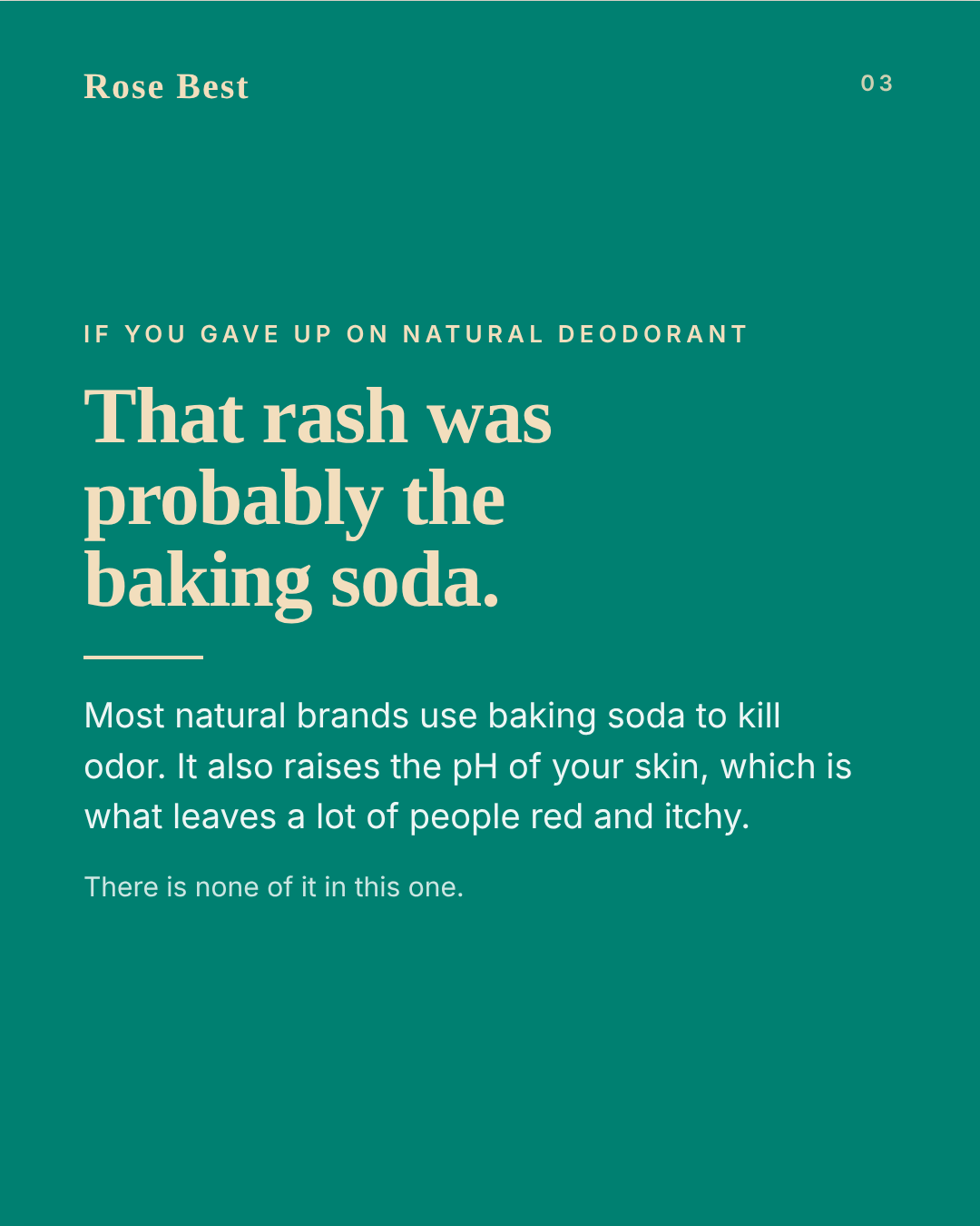 Natural Deodorants