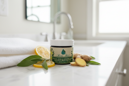 Lemon Sage and Ginger- All Natural Body Butter
