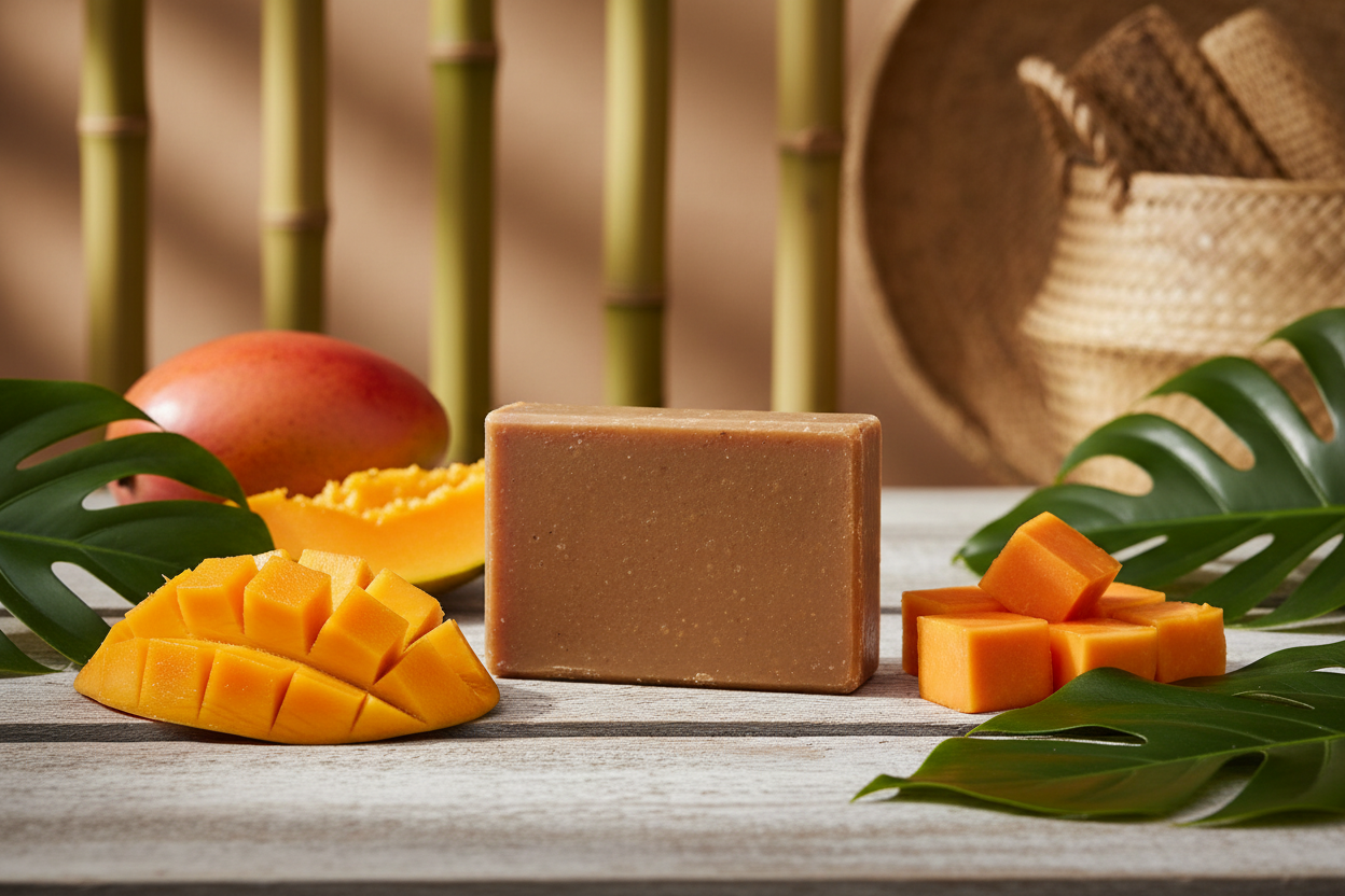 Mango Papaya Soap (Handcrafted)