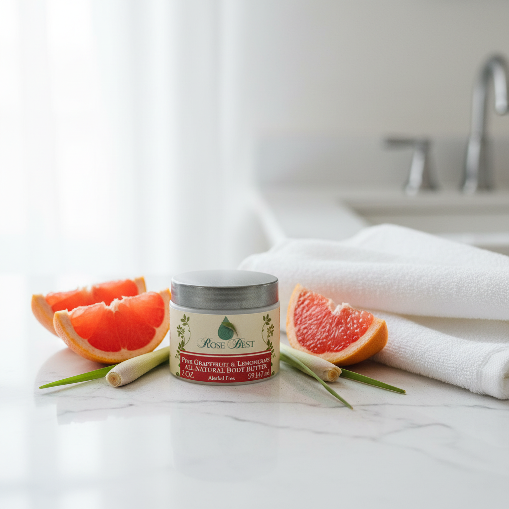 Pink Grapefruit and Lemongrass -  All Natural Body Butter