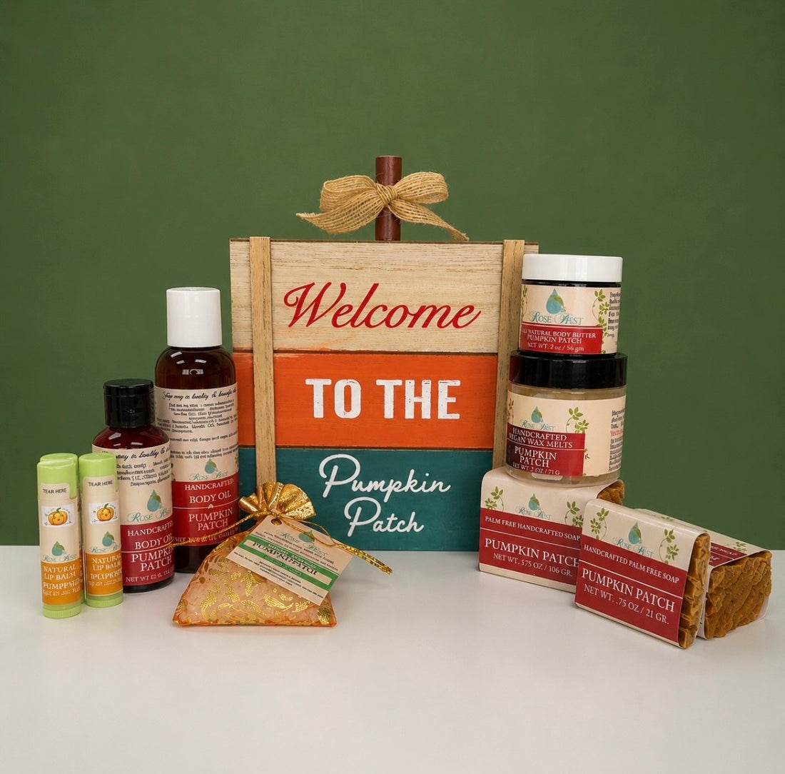 Pumpkin Gift Set | Seasonal Handmade Halal Skincare | Rose Best