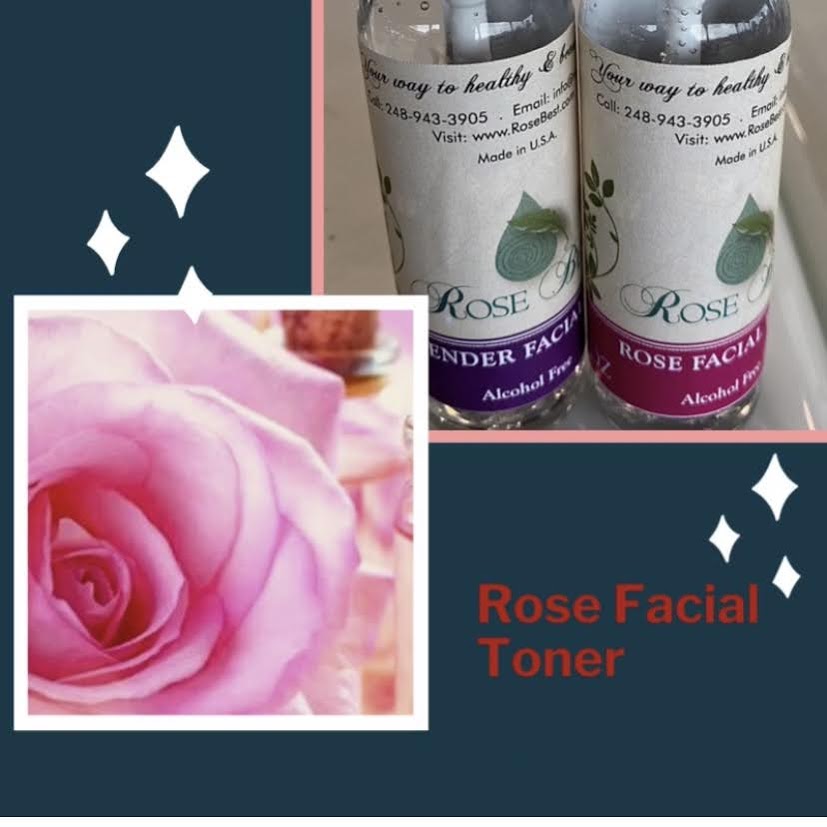 All Natural Lavender and Rose Facial Toner